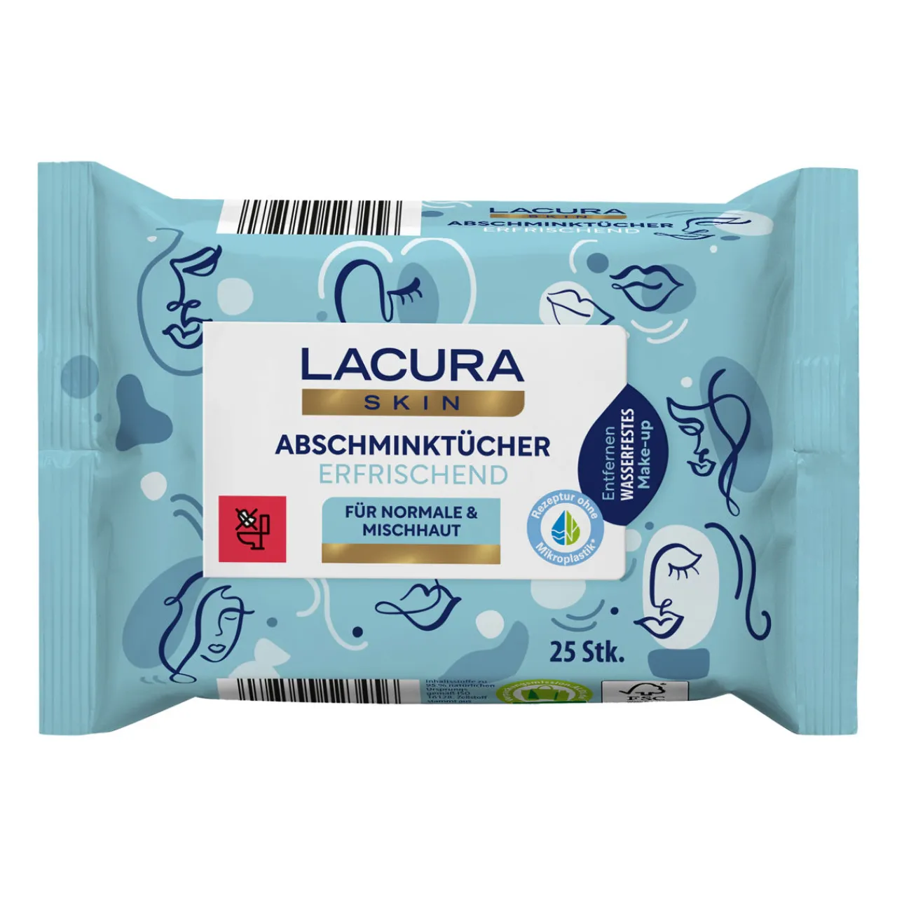 LACURA Abschminktücher