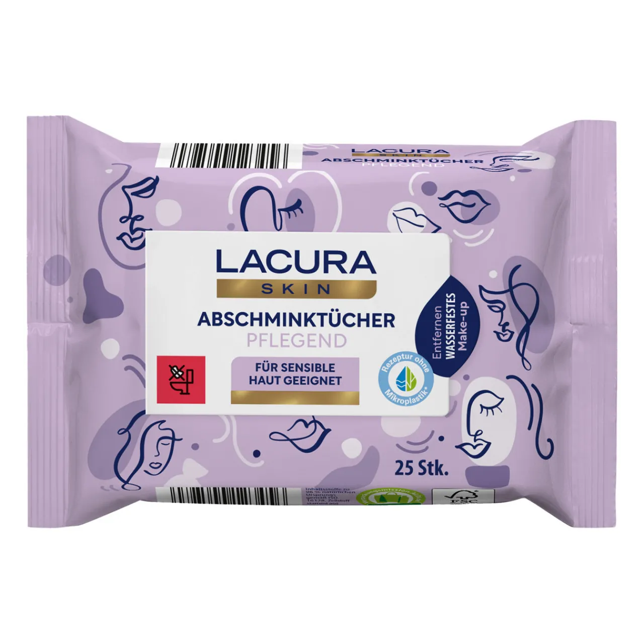 LACURA Abschminktücher