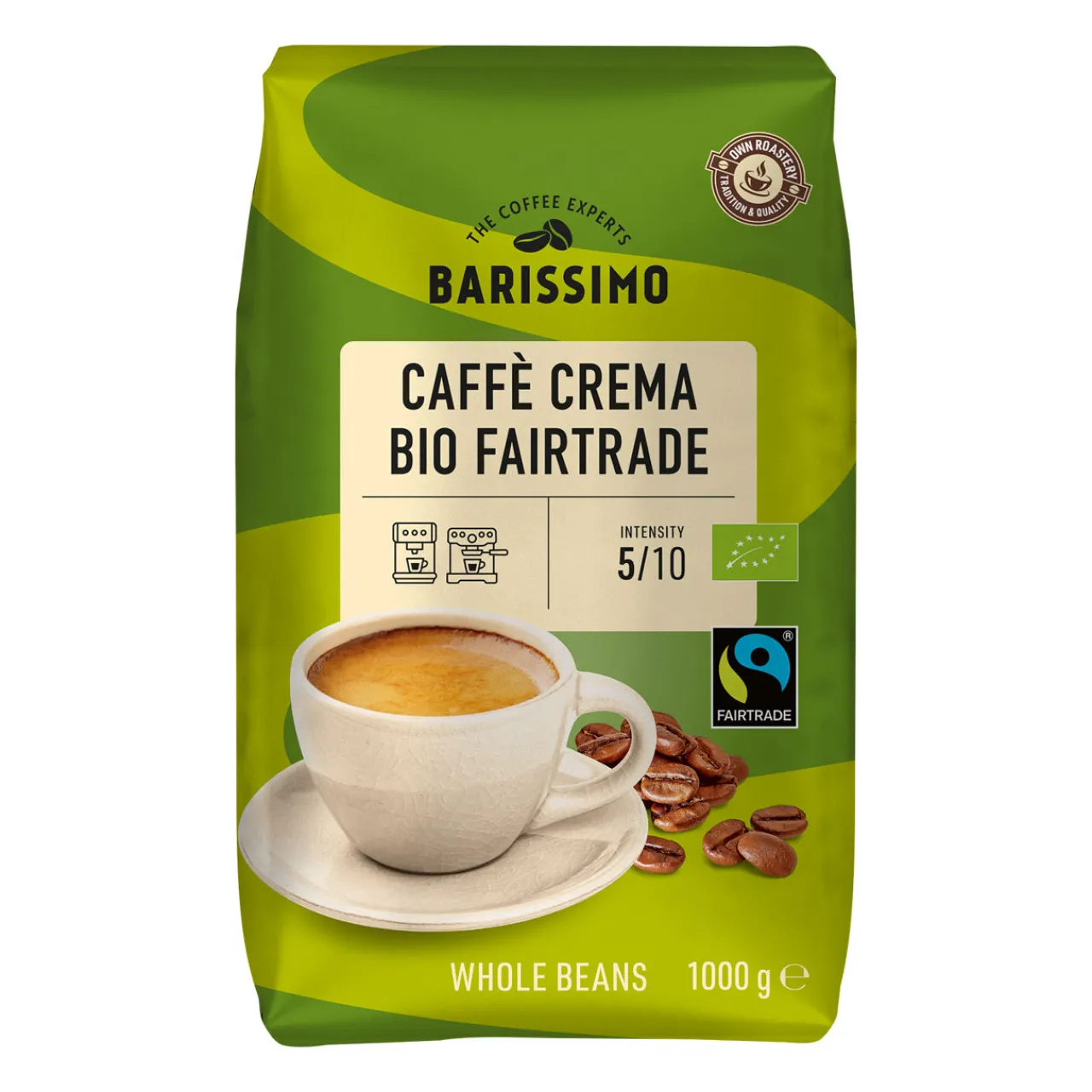 BARISSIMO Bio-Fairtrade Caffè Crema