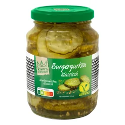 KING'S CROWN Burgergurken in Scheiben