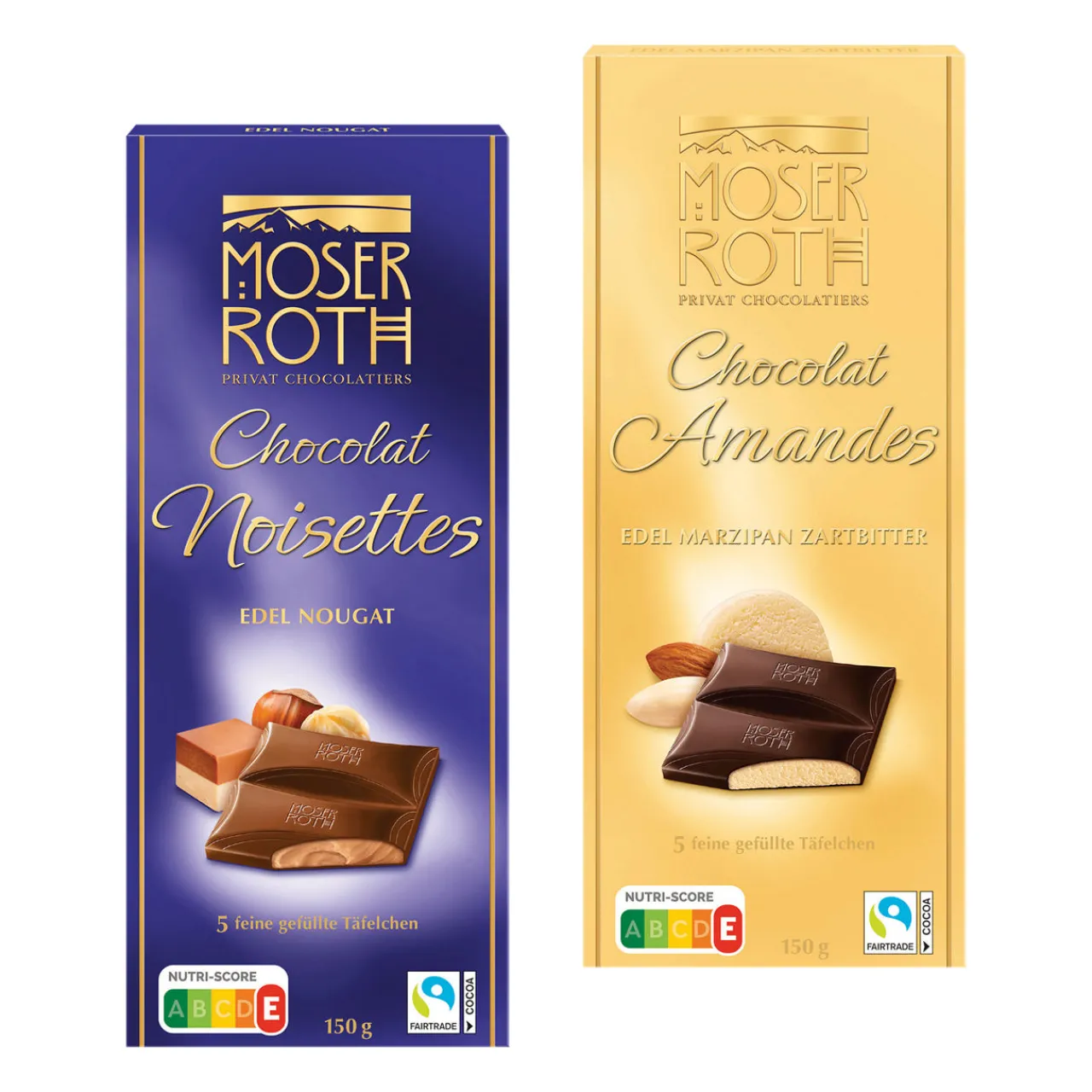 MOSER ROTH Chocolat Amandes / Noisettes