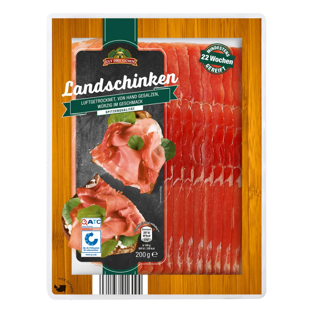 GUT DREI EICHEN Delikatess Rohschinken