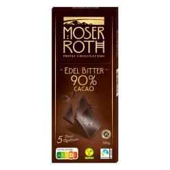 MOSER ROTH Edel-Bitter-Chocolade 85 % / 90 %