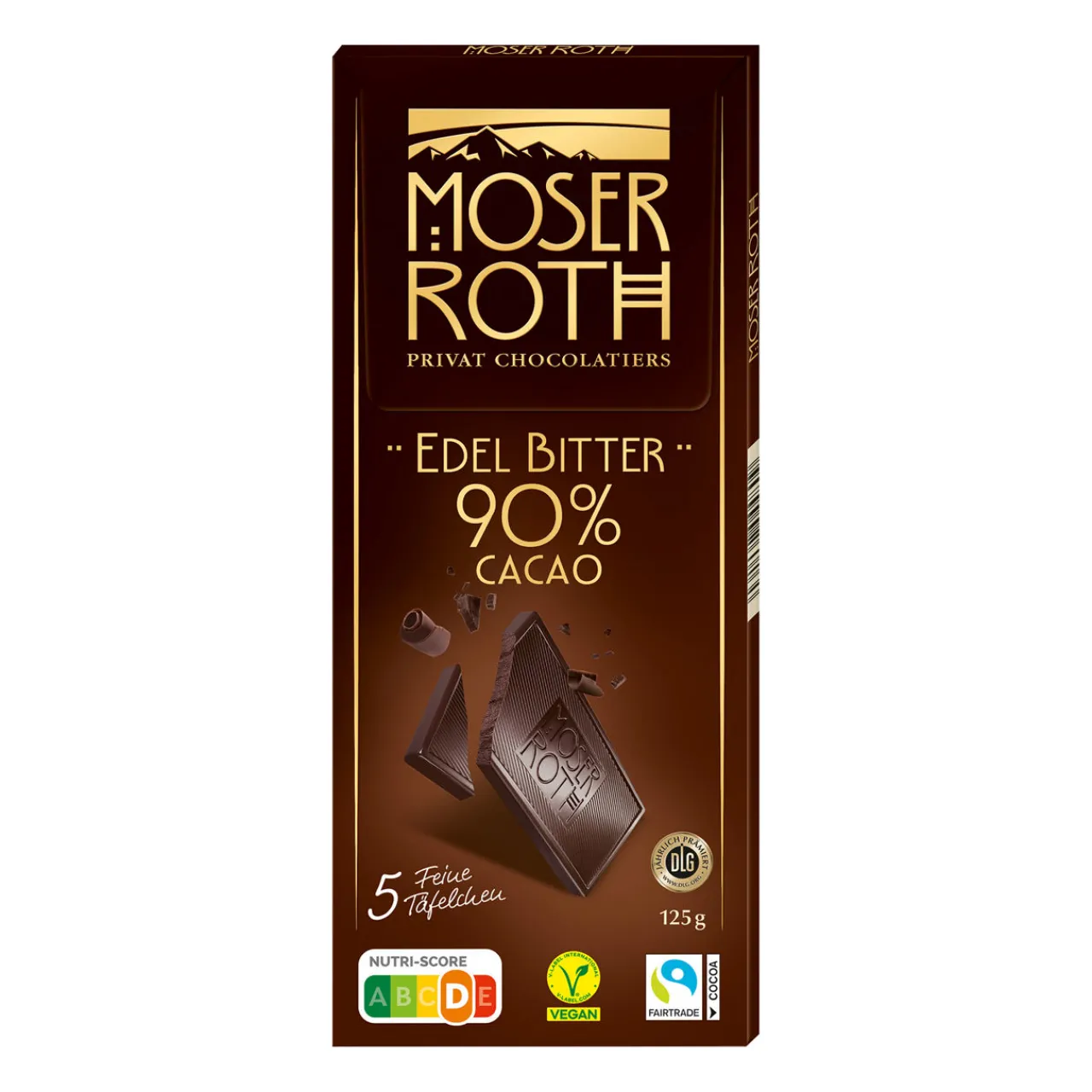MOSER ROTH Edel-Bitter-Chocolade 85 % / 90 %