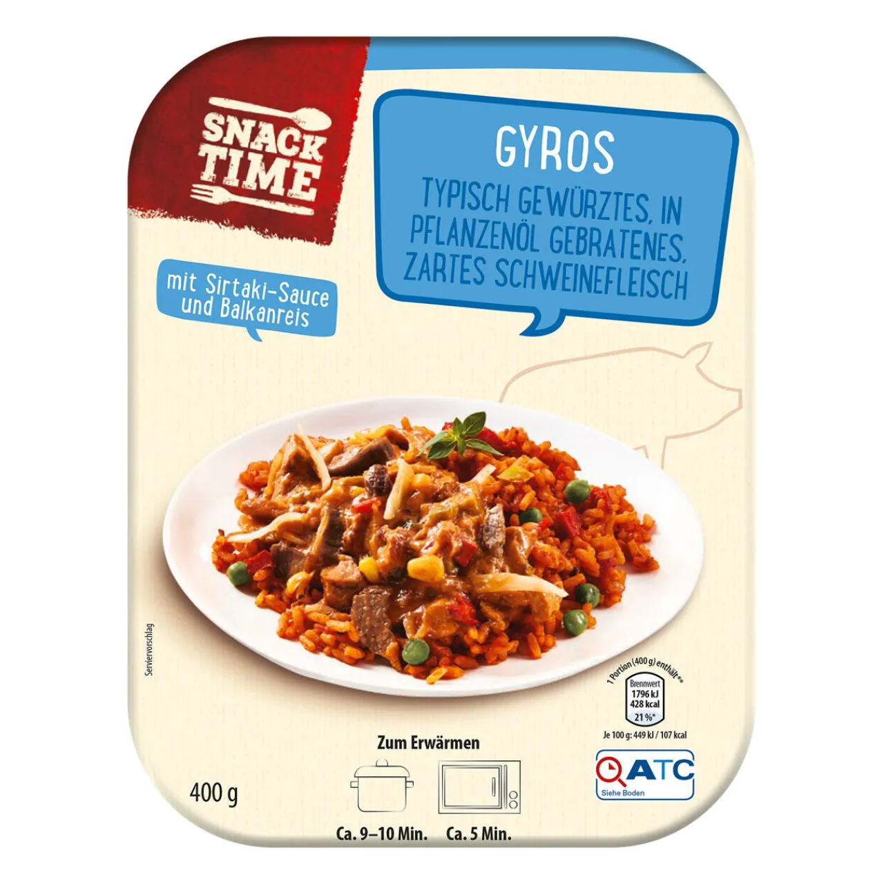 SNACK TIME Fertiggericht