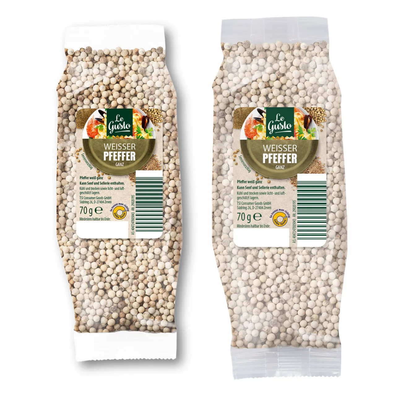 LE GUSTO Gewürz-Nachfüllbeutel