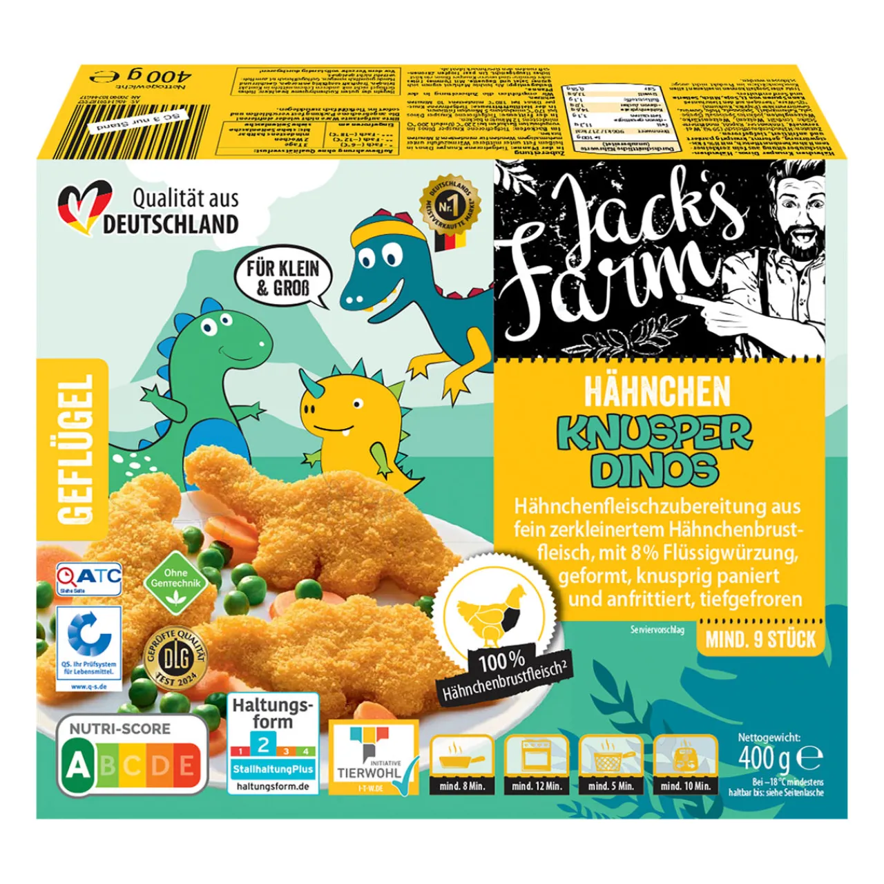 JACK'S FARM Hähnchen-Knusperdinos