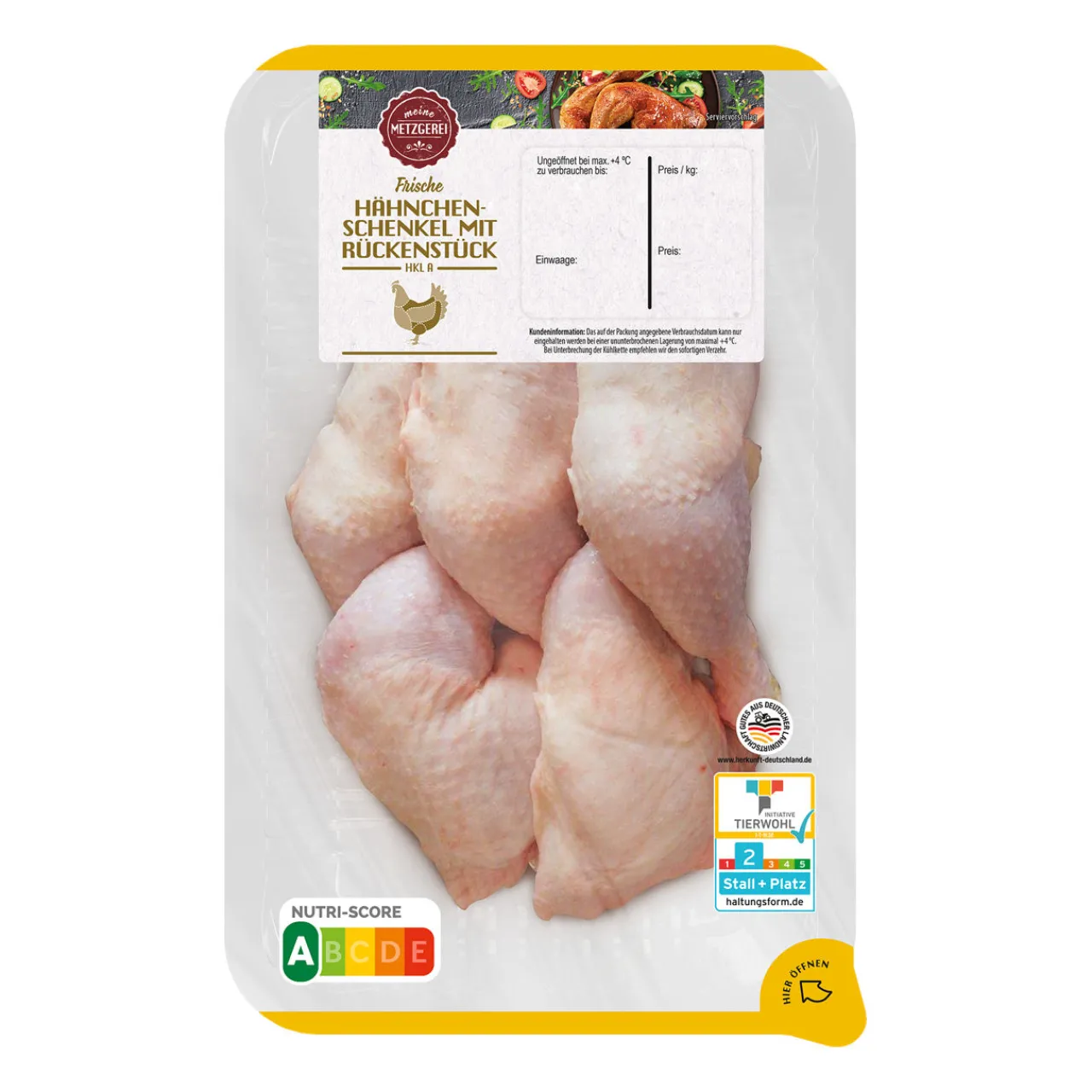 MEINE METZGEREI Hähnchenschenkel mit Rückenstück