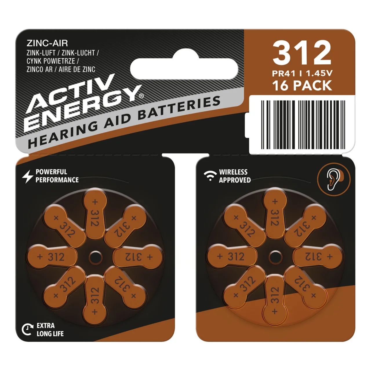 ACTIV ENERGY Hörgerätebatterien