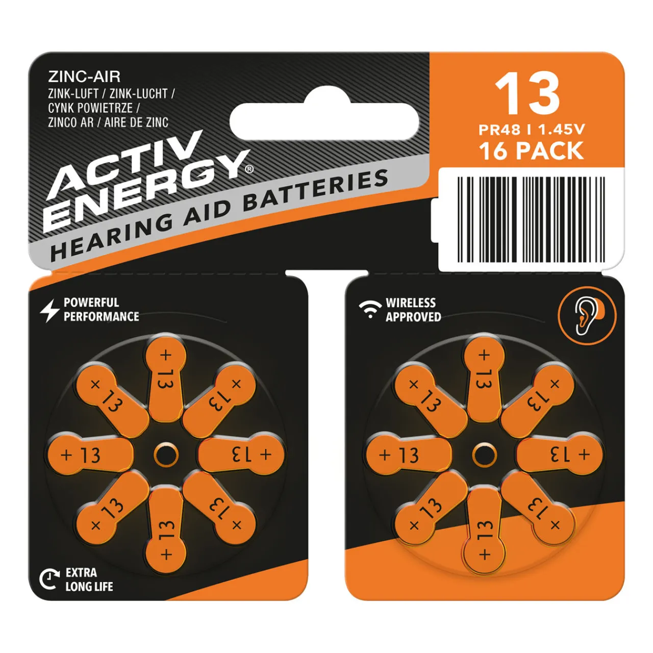 ACTIV ENERGY Hörgerätebatterien