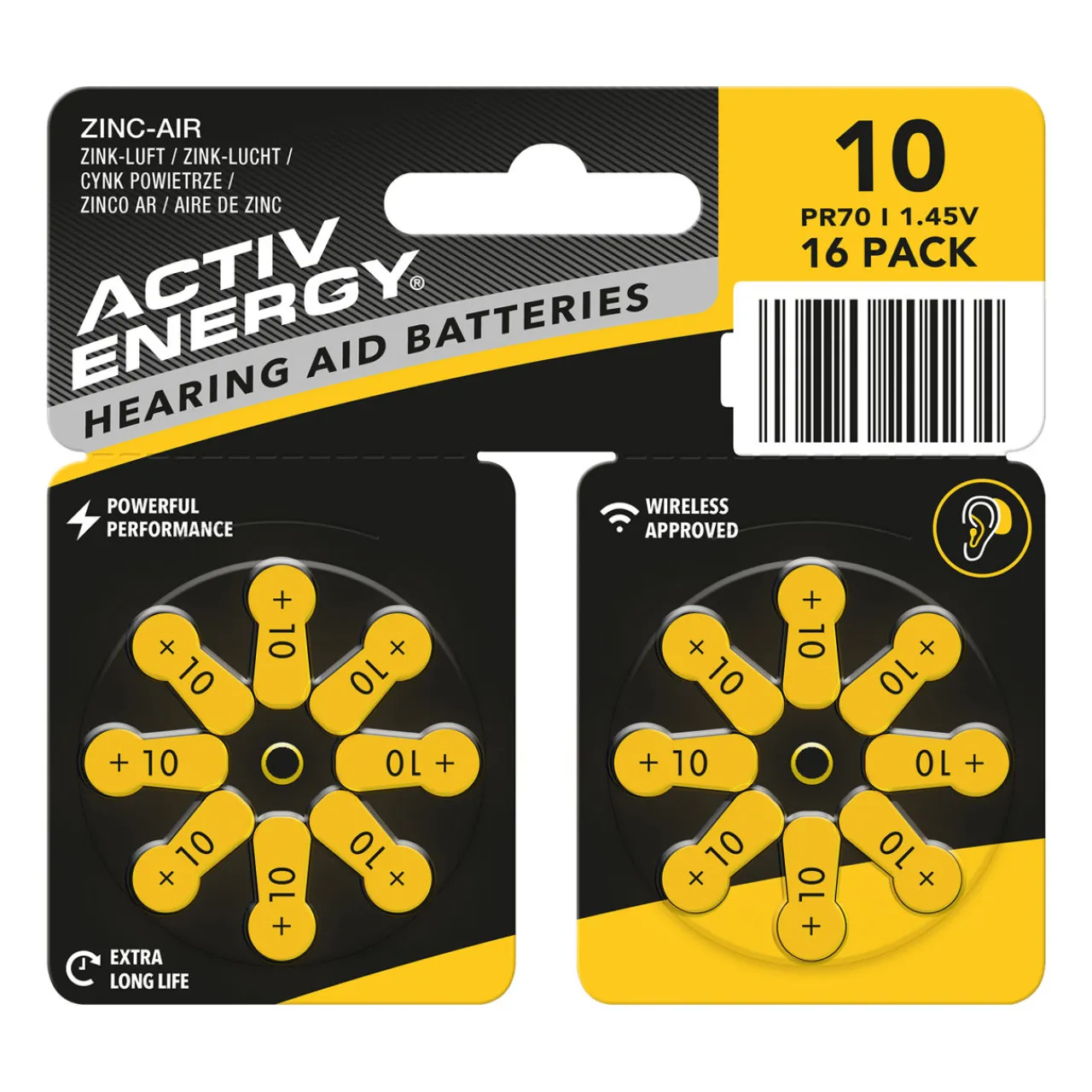 ACTIV ENERGY Hörgerätebatterien