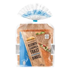 GOLDÄHREN Kleiner Sandwich Toast Dinkel