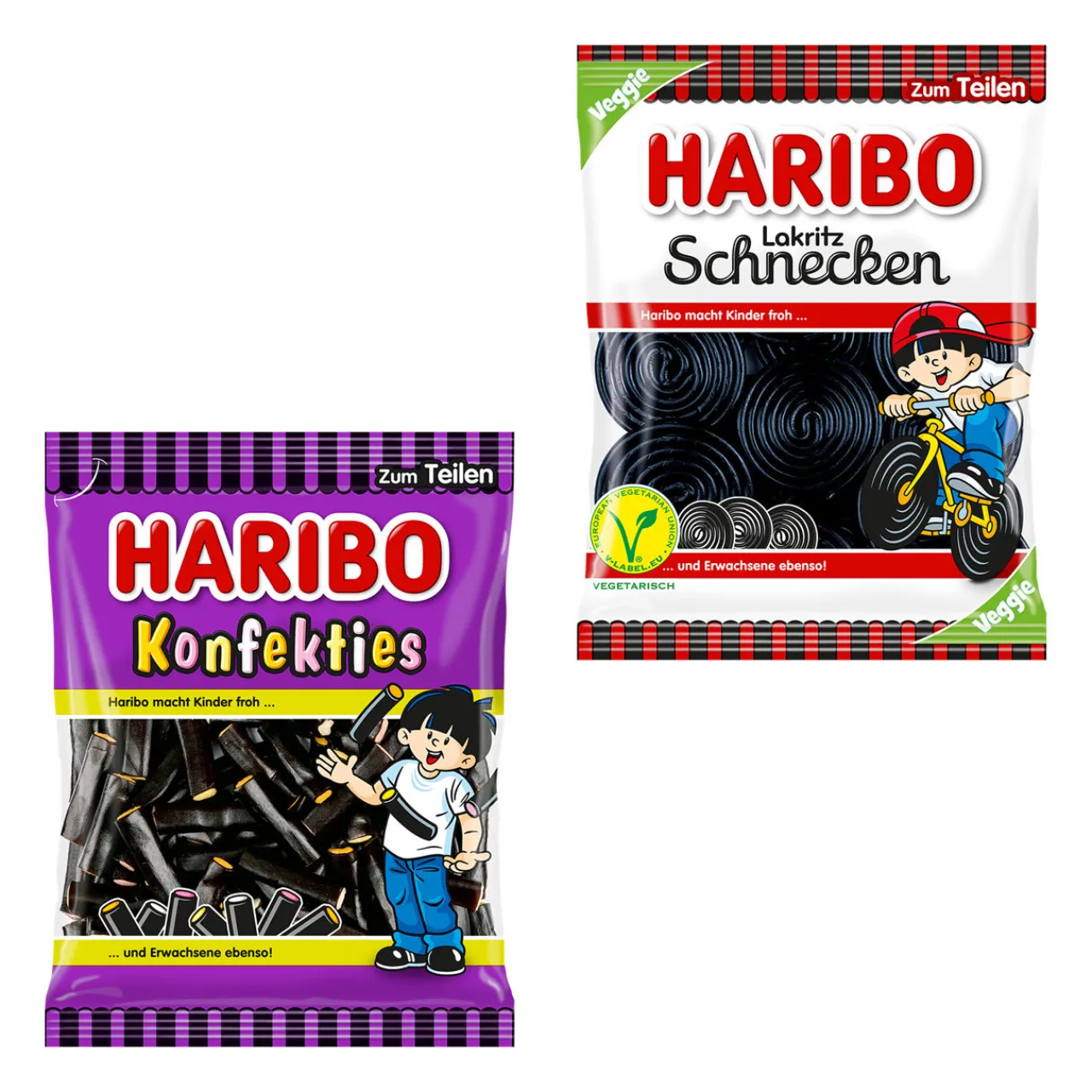 HARIBO Konfekties / Lakritz-Schnecken