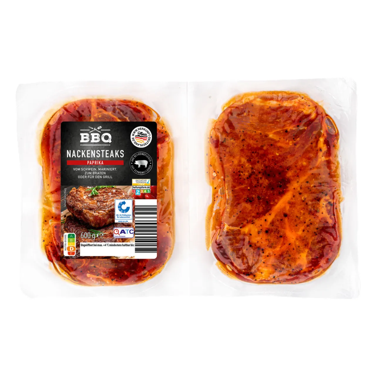 BBQ Marinierte Nackensteaks