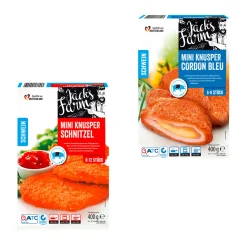 JACK'S FARM Mini Knusper-Schnitzel / Cordon Bleu