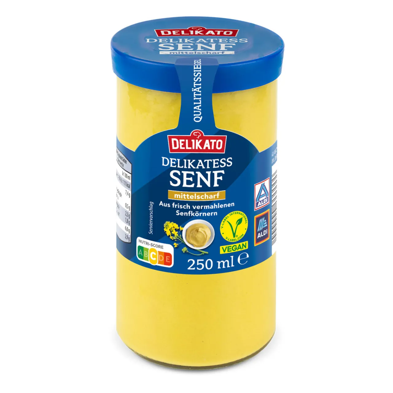 DELIKATO Mittelscharfer Senf