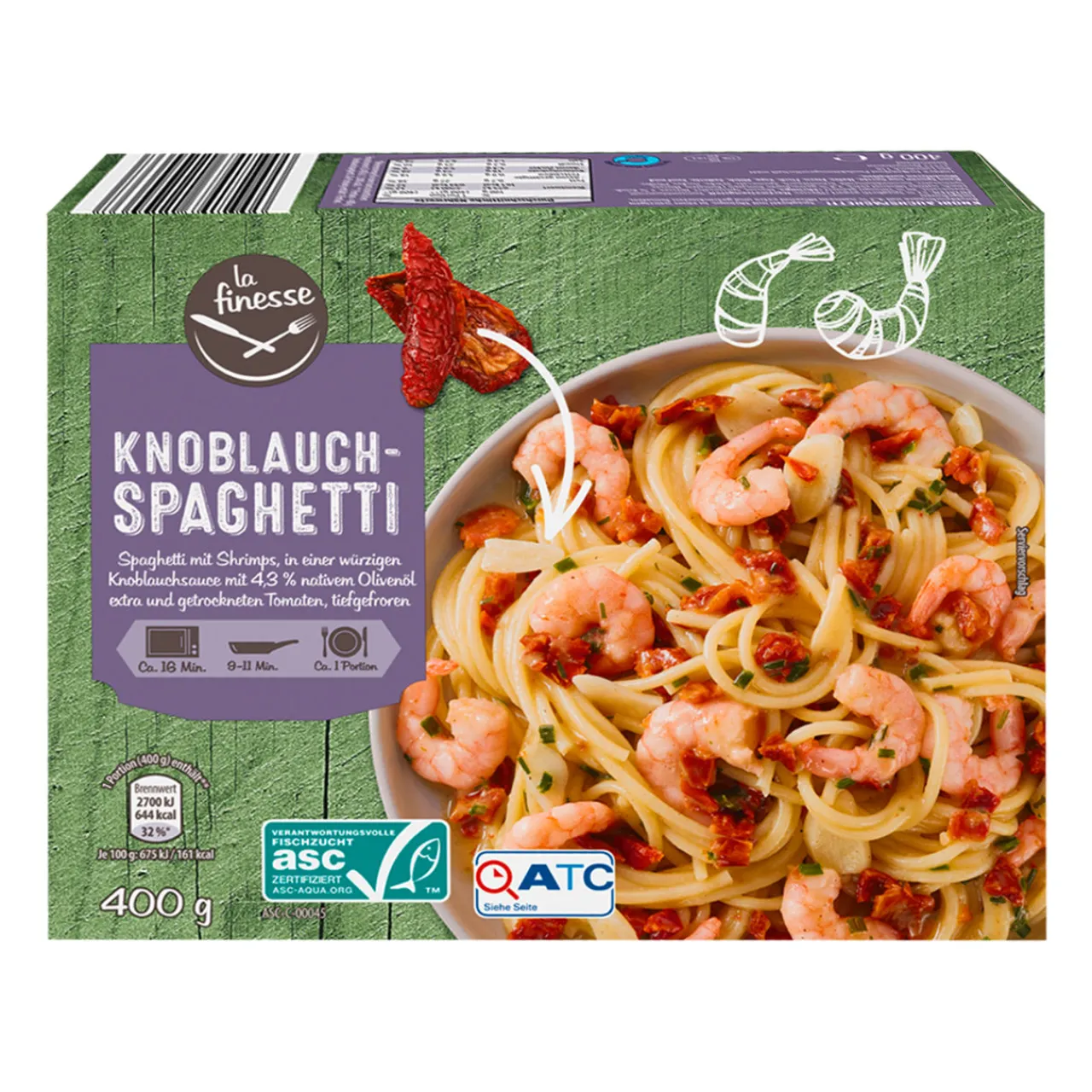 LA FINESSE Pasta mit Meeresspezialitäten