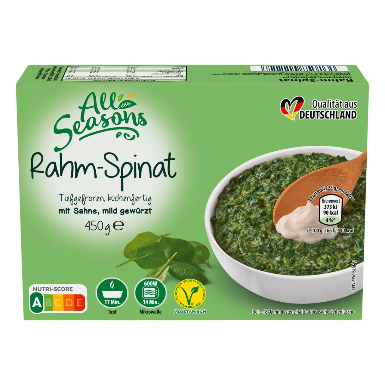 ALL SEASONS Rahmspinat