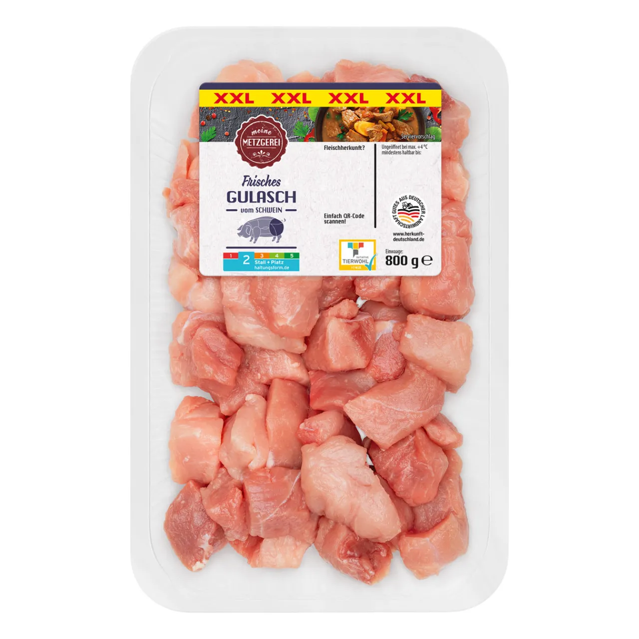 MEINE METZGEREI Schinkengulasch XXL