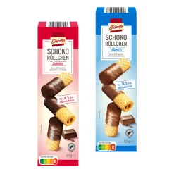 BISCOTTO Schoko-Waffelröllchen