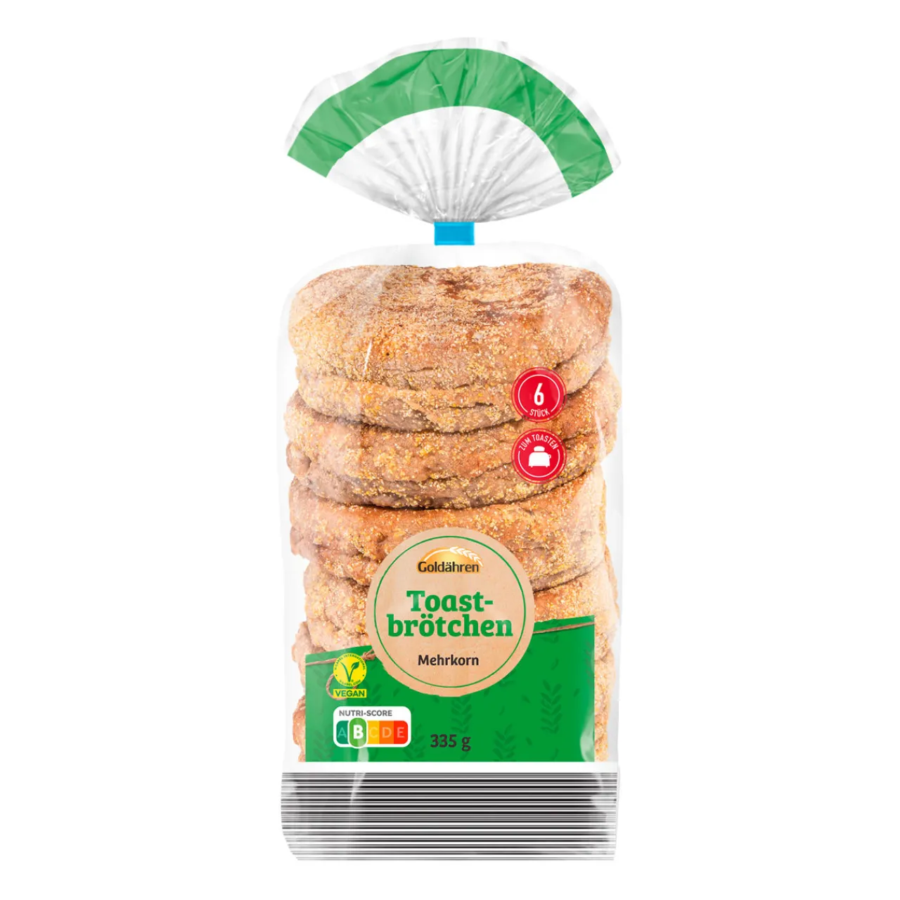 GOLDÄHREN Toastbrötchen Mehrkorn