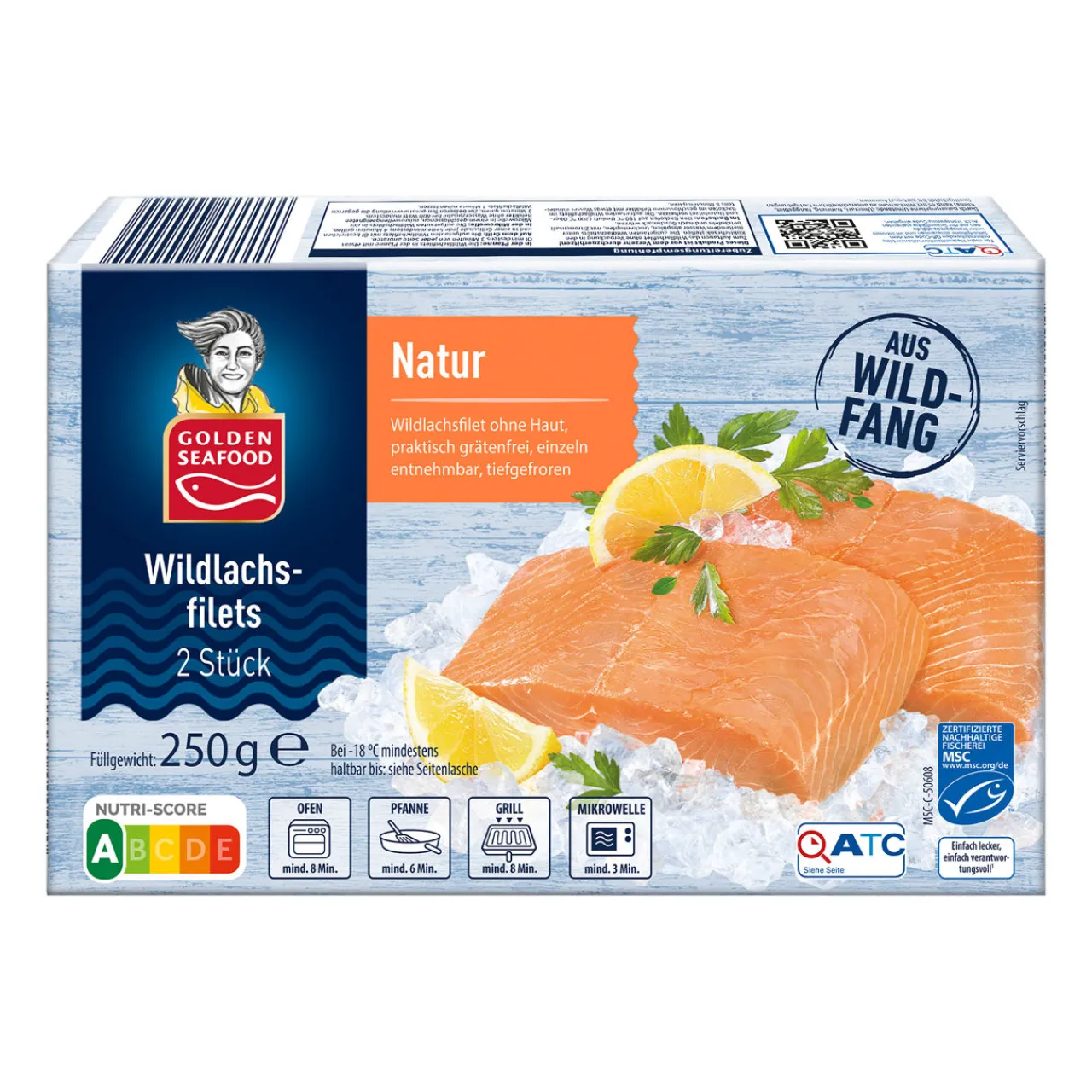 GOLDEN SEAFOOD Wildlachsfilets