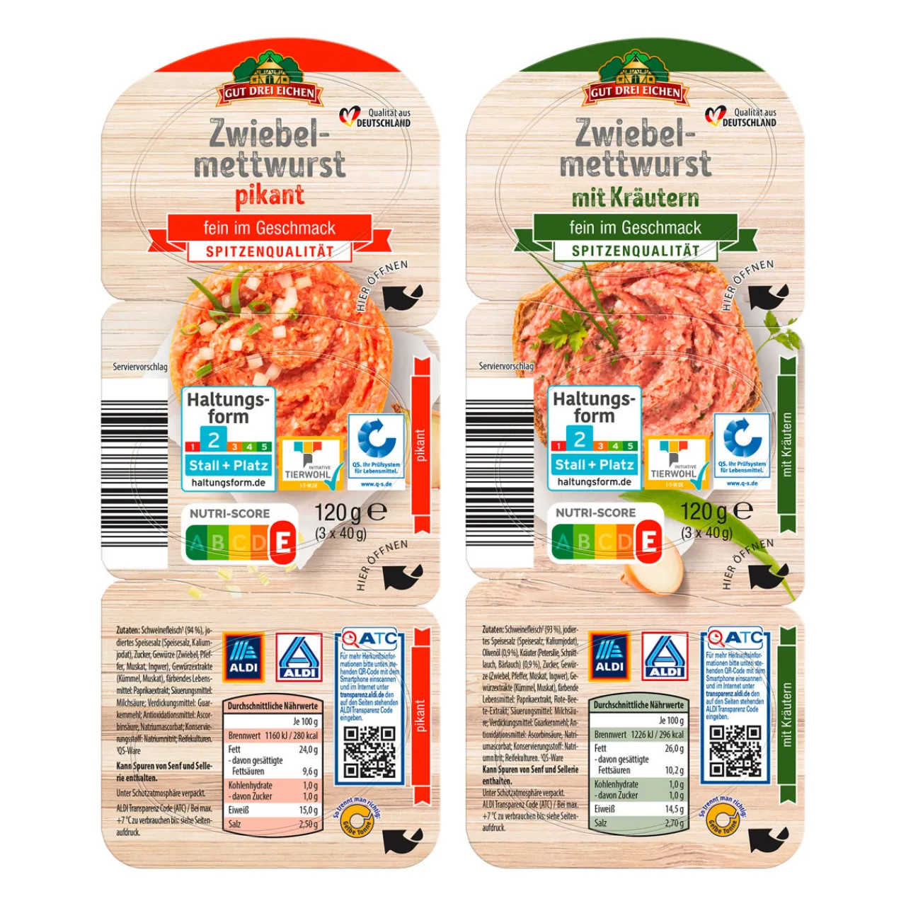 GUT DREI EICHEN Zwiebelmettwurst