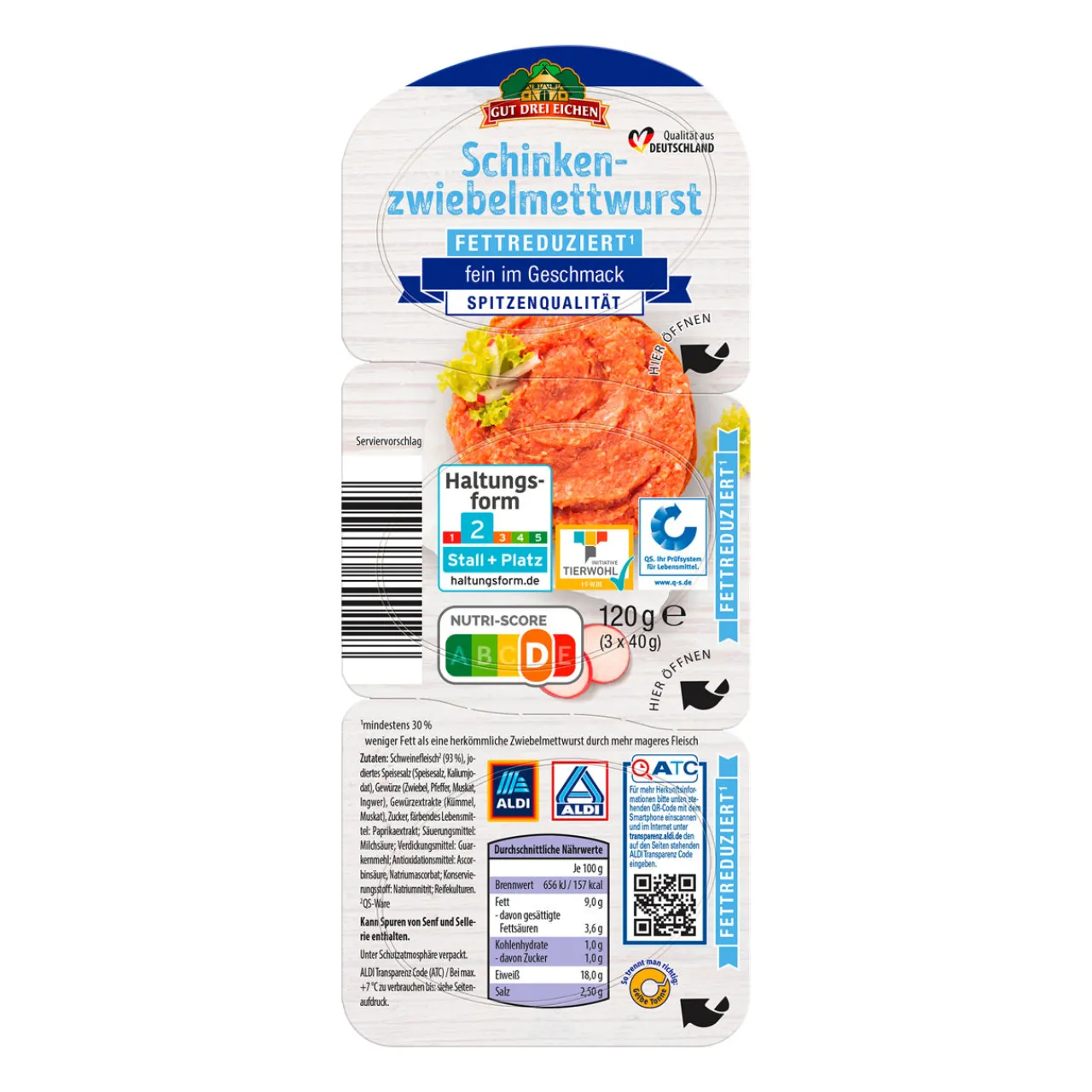 GUT DREI EICHEN Zwiebelmettwurst